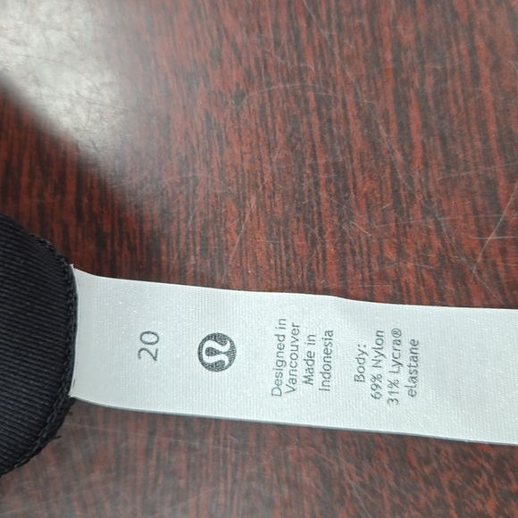 NWOT Lululemon Crop Capri Black Pants Black Size 20 - Picture 5 of 5